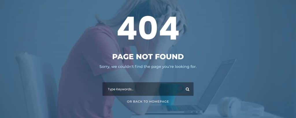 404 erreur
